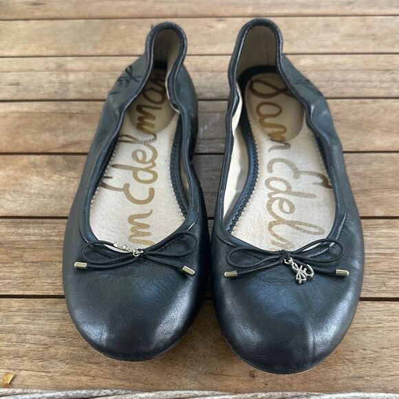 Sam Edelman Black Felicia Ballet Flat 9N - Picture 2 of 9